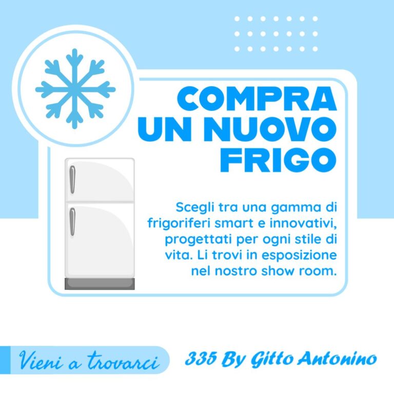 Compra un nuovo frigo