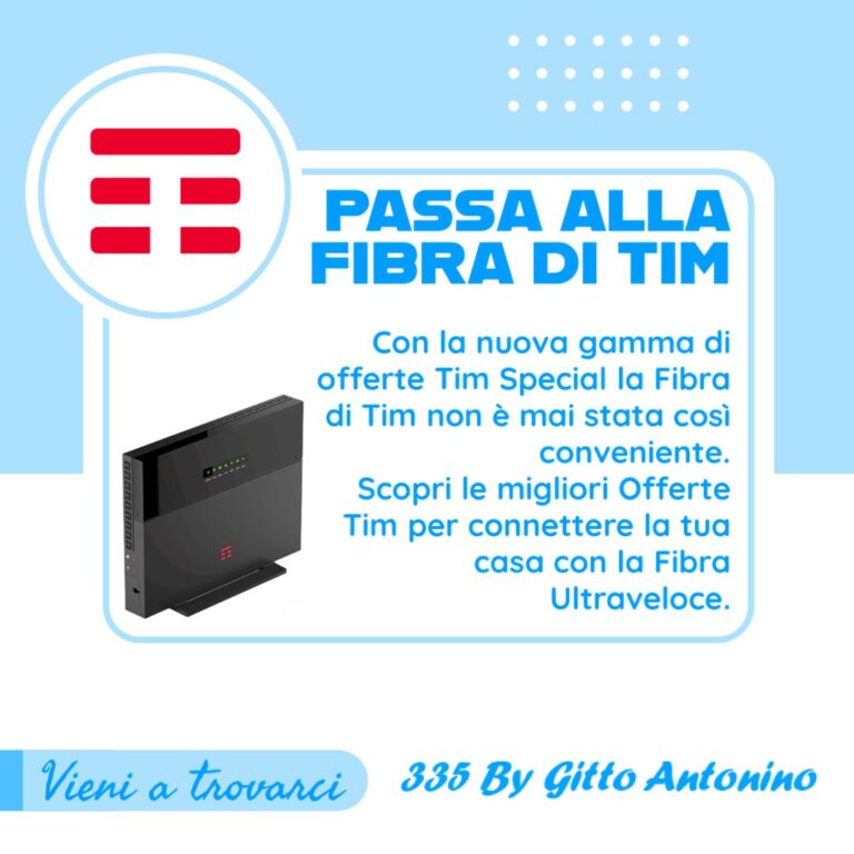 Passa alla Fibra di TIM